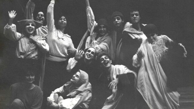 Maria Helena Lopes com elenco de_Império da Cobiça_de 1987_foto_Fernando Brentano